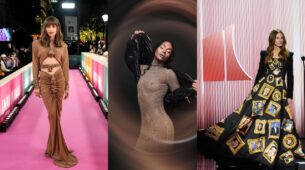 Lily Collins, Julia Roberts, And Zoe Saldana Dazzle In Sparkling Fashion In Gown; Check Out