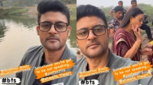 Main Hoon Aparajita: Shweta Tiwari and Manav Gohil enjoy boating together, see cute BTS video