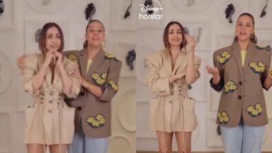 Malaika Arora shared a video from “Moving In With Malaika” in which she performs with Neha Dhupia to her songs