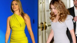Marvel Pictures’ Fame Scarlett Johansson In Statement Bodycon Dresses