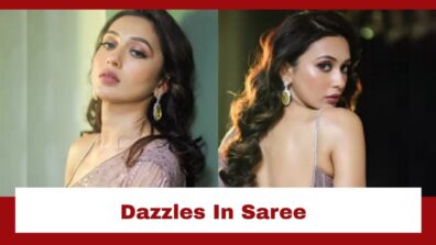 Mimi Chakraborty Dazzles In A Shimmery Saree; Check Pics