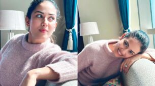 Mira Rajput is splash of sunshine in pink high-neck sweater, see pics