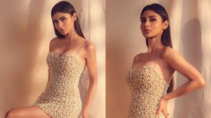 Mouni Roy composes a ‘pearl’ dream in mini adorn