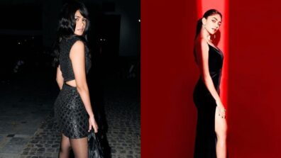 Mrunal Thakur Rising The Mercury Level With Her Glam In Black Bodycon Dresses