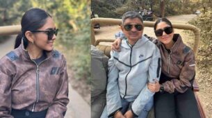 Mrunal Thakur shares mesmerizing pictures of a Safari trip with her family