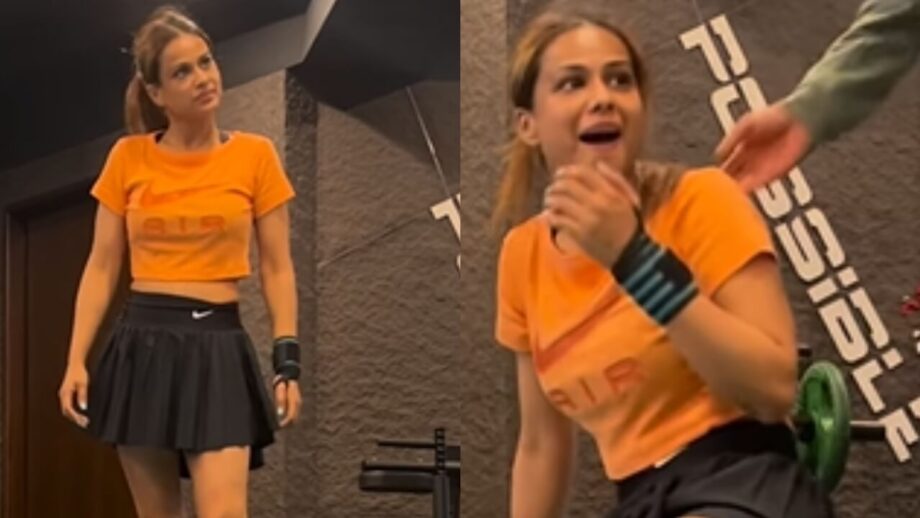 “Mein udna chahti hoo”, Nia Sharma does pro cartwheels in gym, watch 742773