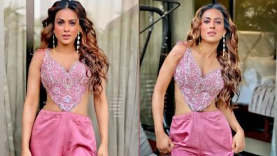 Nia Sharma strikes hot in traditional Barbiecore