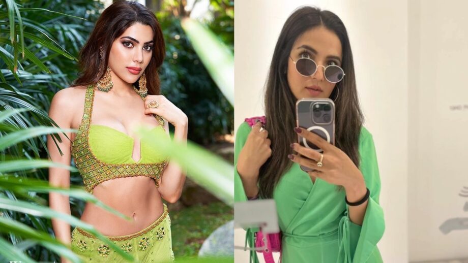 Nikki Tamboli and Jasmin Bhasin’s fashion strokes in green look season’s penultimate 748396