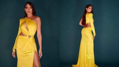 Nora Fatehi steals the stage at the awards ceremony, looking like a contemporary goddess in a seductive cut-out gown