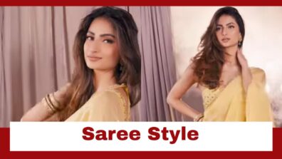 Palak Tiwarii’s Saree Style Will Make You Drool; Check Here