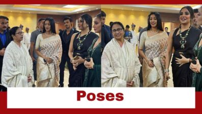 Paoli Dam Poses With Chief Minister Mamta Banerjee In KIFF 2022