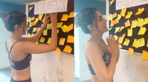 Perfectionist: Kriti Sanon sets her ‘goal board’ with ‘what to do’ sticky notes