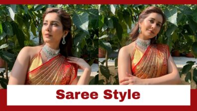 Raashii Khanna Poses In An Exquisite Ethnic Saree Outfit; Check Here