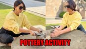 Rajasthan Diaries: Mrunal Thakur Indulges In Pottery Activity: See Photos