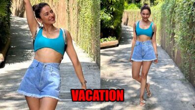 Rakul Preet Singh travels to Phuket for New Year celebrations, looks gorgeous in blue bralette and denim shorts