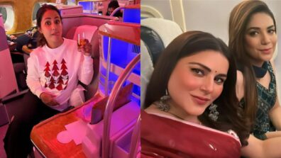 Revealed: THIS is what Shraddha Arya and Hina Khan do inside flight when traveling