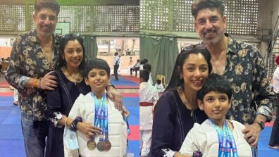 Rupali Ganguly is super proud mommy as her son wins three medals at Karate tournament