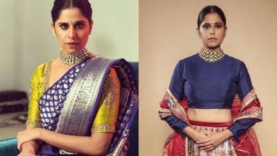 Sai Tamhankar’s Statement Traditional Looks In Vibrant Shades, See Pics