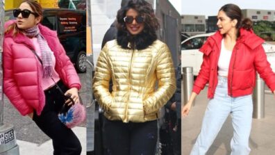 Sara Ali Khan, Priyanka Chopra and Deepika Padukone are effortless high-chic babes in puffer jackets, check out