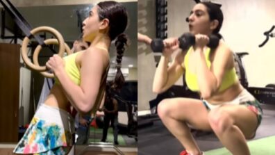 Sara Ali Khan’s green bralette and shorts workout avatar will make you sweat