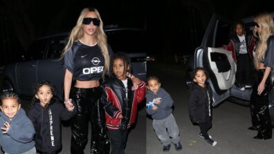 Scoop: Kim Kardashian And Kids In One Frame; See Pics