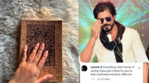 Shah Rukh Khan pens journal on ‘Acting’ for Suhana Khan; see pics