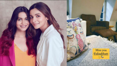 Shaheen Bhatt declares she misses Alia with a cute story of the sofa and captioned “Miss You Alia Bhatt.”