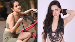 Shocking: Urfi Javed wears cycle chain-outfit and midi shorts, flaunts curves and body like never before