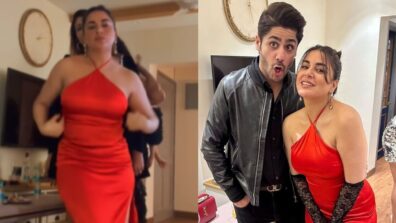 Shraddha Arya adds in ‘Besharam’ spice in red bodycon dress, watch