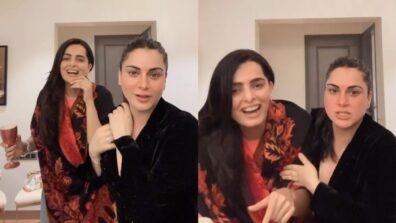 Shraddha Arya caught on camera handling ‘drunk’ Ruhi Chaturvedi, see hilarious video