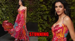 Shriya Pilgaonkar Looks Ravishing In A Floral Dress During Promotional Event