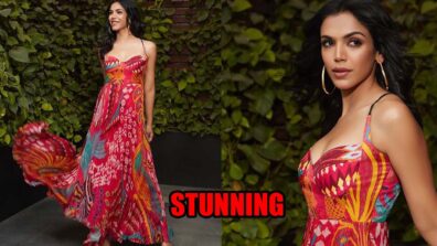 Shriya Pilgaonkar Looks Ravishing In A Floral Dress During Promotional Event