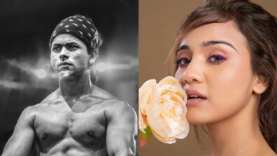 Siddharth Nigam flaunts abstatic body like pro, Ashi Singh poses with flowers