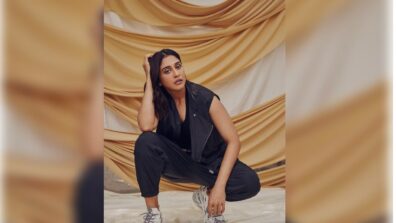 So Subtle: Regina Cassandra is boss babe in stylish black bomber co-Ord set