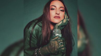 Sonakshi Sinha’s Green Outfit With Netted Gloves Will Make You Ablaze