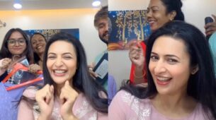 Sunn Re Sajaniya: Divyanka Tripathi shares adorable video with team from vanity van, you will go crazy