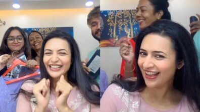 Sunn Re Sajaniya: Divyanka Tripathi shares adorable video with team from vanity van, you will go crazy