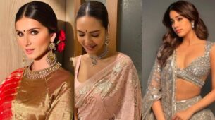 Tara Sutaria, Esha Gupta, And Jahnvi Kapoor: Girls In Attention Grabbing Avatar In Traditional Drapes 