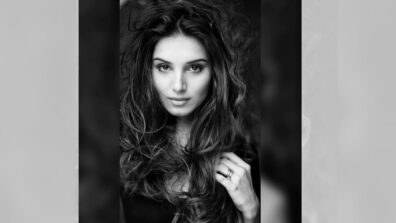 Captivating Glamorous Tara Sutaria’s no makeup look in monochrome pictures