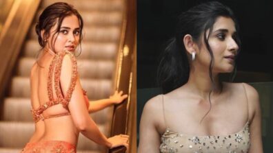 Tejasswi Prakash In Tangerine Two Piece Ruffle Fishtail Or Kanika Mann In Nude Shade Two Piece Sequin Bodycon; Which Two Piece Ensembles Are Captivating?