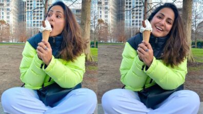 This is how Hina Khan likes to beat the London cold