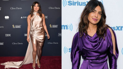 Times when Priyanka Chopra prompted elegance in satin ensembles