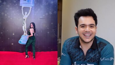 TMKOC: Palak Sindhwani is all smiles in green glittery maxi dress, Raj Anadkat asks, “Do you like to?…”