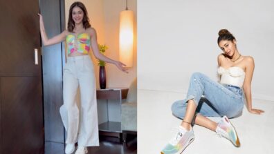 Top On Trend: Ananya Panday’s Stylish Crop Top And Pants; See Pics