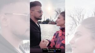 Tum, blue mosque, aur mai: Hina Khan is all lost in beau Rocky Jaiswal’s eyes, see pics