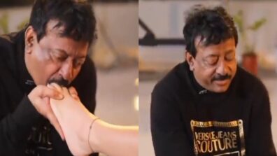 Video of Ram Gopal Verma licking Ashu Reddy’s toes goes viral, netizens shocked