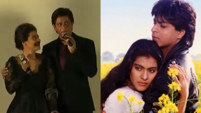 Video of SRK recreating DDLJ scene for Kajol melts internet, watch