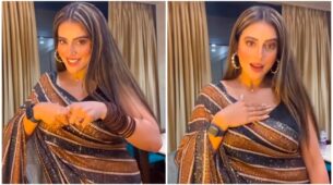 Viral: Bhojpuri babe Akshara Singh’s bold saree dance is too hot to handle