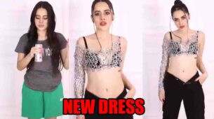 Viral Video: Urfi Javed Takes Best Out Of Waste To New Level As She Makes A Dress Out Of Coke Can Caps