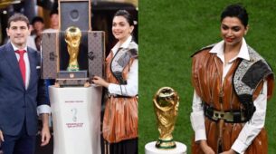Watch: Deepika Padukone is the first Indian to present the FIFA World Cup trophy